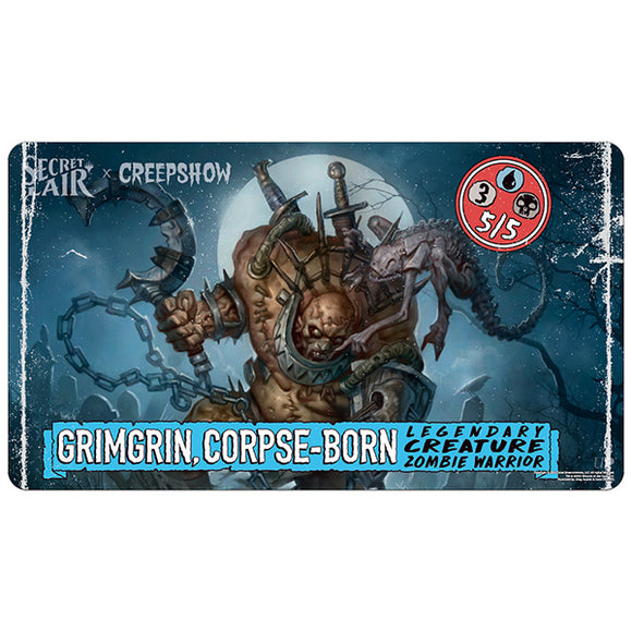 Playmat: MTG- Secret Lair October 2023- Creepshow- Grimgrin, Corpse-born