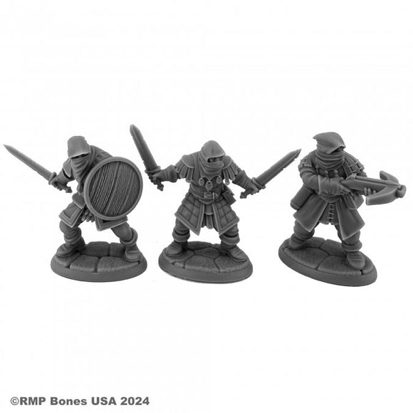 Reaper Bones USA - Bandits (3) Human Brigands 07139