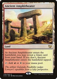 Magic: The Gathering Single - Commander 2015 - Ancient Amphitheater - Rare/276 - Lightly Played