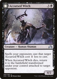 Magic: The Gathering Single - Shadows over Innistrad - Accursed Witch - FOIL Uncommon/097 - Lightly Played