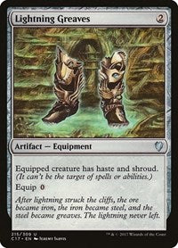 Magic: The Gathering Single - Commander 2017 - Lightning Greaves - Uncommon/216 - Lightly Played