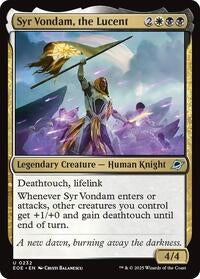 Magic: The Gathering Single - Edge of Eternities - Syr Vondam, the Lucent - FOIL Uncommon/0232 - Lightly Played