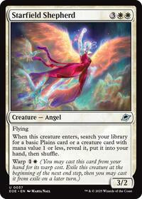 Magic: The Gathering Single - Edge of Eternities - Starfield Shepherd - FOIL Common/0037 - Lightly Played