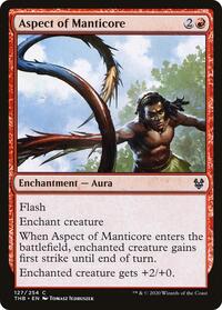 Magic: The Gathering Single - Theros Beyond Death - Aspect of Manticore - Common/127 - Lightly Played