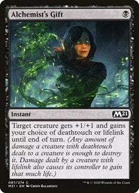 Magic: The Gathering Single - Core Set 2021 - Alchemist's Gift - Common/087 - FOIL Lightly Played