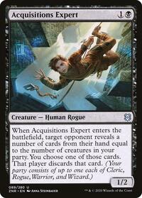 Magic: The Gathering Single - Zendikar Rising - Acquisitions Expert - FOIL Uncommon/089 - Lightly Played