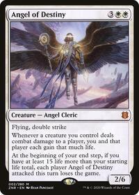 Magic: The Gathering Singles - Zendikar Rising - Angel of Destiny - MYSTIC/002 - Lightly Played