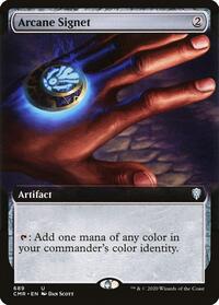Magic: The Gathering Single - Commander Legends - Arcane Signet (Extended Art) - Uncommon/689 - Lightly Played