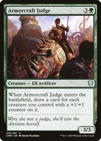 Magic: The Gathering Single - Commander Legends - Armorcraft Judge - Uncommon/218 - FOIL Lightly Played