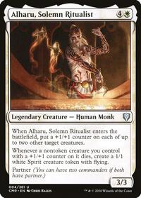 Magic: The Gathering Single - Commander Legends - Alharu, Solemn Ritualist - Uncommon/004 - FOIL Lightly Played