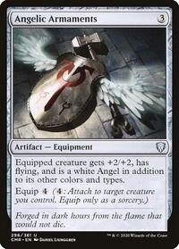 Magic: The Gathering Single - Commander Legends - Angelic Armaments - Uncommon/296 - FOIL Lightly Played