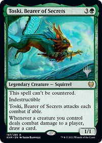 Magic: The Gathering Single - Promo Pack: Kaldheim - Toski, Bearer of Secrets - FOIL Rare/197 - Lightly Played