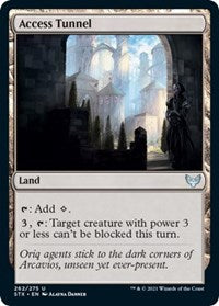 Magic: The Gathering Single - Strixhaven: School of Mages - Access Tunnel - Uncommon/262 - Lightly Played