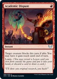 Magic: The Gathering Single - Strixhaven: School of Mages - Academic Dispute - Uncommon/091 - Lightly Played