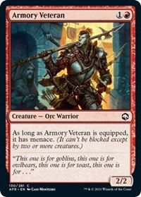 Magic: The Gathering Single - Adventures in the Forgotten Realms - Armory Veteran - Common/130 - Lightly Played