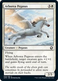 Magic: The Gathering Single - Adventures in the Forgotten Realms - Arborea Pegasus - Common/002 - Lightly Played