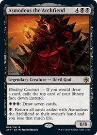 Magic: The Gathering Single - Adventures in the Forgotten Realms - Asmodeus the Archfiend - RARE/088 - FOIL Lightly Played