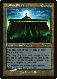 Magic: The Gathering Single - WPN & Gateway Promos - Bolas's Citadel (Retro Frame) - FOIL Rare/003 - Lightly Played