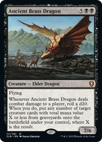 Magic: The Gathering Single - Commander Legends: Battle for Baldur's Gate - Ancient Brass Dragon - Mythic/111 - Lightly Played