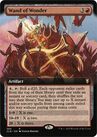 Magic: The Gathering Single - Commander Legends: Battle for Baldur's Gate - Wand of Wonder (Extended Art) - Rare/584 - Lightly Played