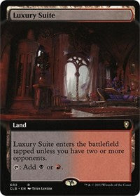 Magic: The Gathering Single - Commander Legends: Battle for Baldur's Gate - Luxury Suite (Extended Art) - Rare/ 602 - Lightly Played