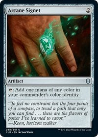 Magic: The Gathering Single - Commander Legends: Battle for Baldur's Gate - Arcane Signet - Uncommon/298 - Lightly Played
