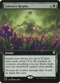 Magic: The Gathering Single - Commander Legends: Battle for Baldur's Gate - Jaheira's Respite (Extended Art) - FOIL Rare/589 - Lightly Played