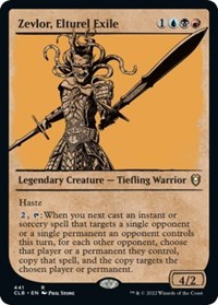 Magic: The Gathering Single - Commander Legends: Battle for Baldur's Gate - Zevlor, Elturel Exile (Showcase) - Rare/441 - Lightly Played