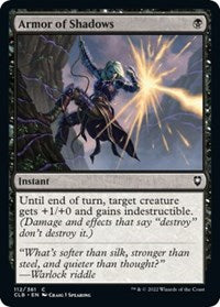 Magic: The Gathering Single - Commander Legends: Battle for Baldur's Gate - Armor of Shadows - Common/112 - FOIL Lightly Played