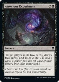 Magic: The Gathering Single - Commander Legends: Battle for Baldur's Gate - Atrocious Experiment - COMMON/115 - Lightly Played