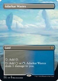 Magic: The Gathering Single - Dominaria United - Adarkar Wastes - FOIL Rare/377 - Lightly Played