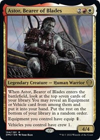 Magic: The Gathering Single - Dominaria United - Astor, Bearer of Blades - Rare/194 - Lightly Played