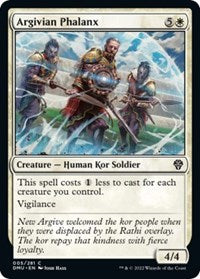 Magic: The Gathering Single - Dominaria United - Argivian Phalanx - Common/005 - FOIL Lightly Played