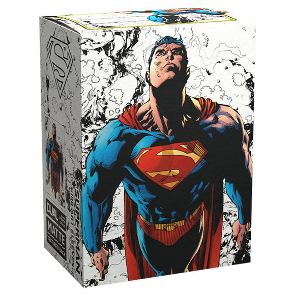 Dragon Shields: (100) Matte Dual Art - Superman Core (Full Color Variant)