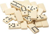 Double Six Dominoes with Spinners - Ivory Tiles, Club Size