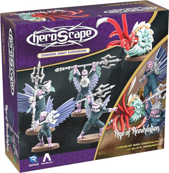 Heroscape: Embers of War - Krakenling and Gelyrie Vanguards Army Expansion