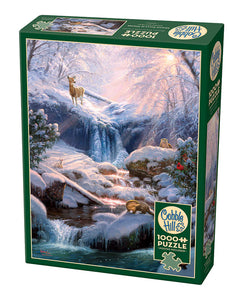 Cobble Hill Puzzle: Mystic Falls in Winter | 1000 Piece