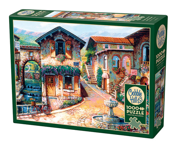 Cobble Hill Puzzle: Fountain on the Square | 1000 Piece
