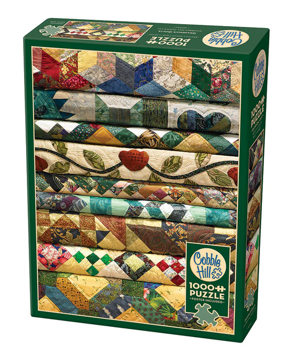 Cobble Hill Puzzle: Grandma's Quilts | 1000 Piece