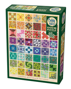 Cobble Hill Puzzle: Common Quilt Blocks | 1000 Piece