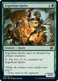Magic: The Gathering Single - The Brothers' War - Argothian Sprite - Common/168 - Lightly Played