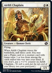 Magic: The Gathering Single - The Brothers' War - Airlift Chaplain - Common/002 - Lightly Played