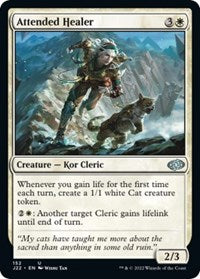 Magic: The Gathering Single - Jumpstart 2022 - Attended Healer - Uncommon/152 - Lightly Played