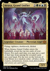 Magic: The Gathering Single - Phyrexia: All Will Be One - Atraxa, Grand Unifier PROMO - Mythic/196 Lightly Played