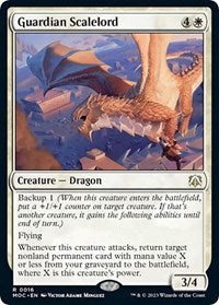 Magic: The Gathering Single - Commander: March of the Machine - Guardian Scalelord - Rare/0016 - Lightly Played