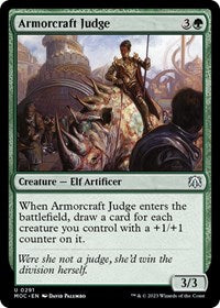Magic: The Gathering Single - Commander: March of the Machine - Armorcraft Judge - Uncommon/0291 - Lightly Played