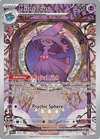 Pokemon Singles - SV02: Paldea Evolved - Mismagius - 212/193 - Illustration  Rare/212 -  Lightly Played