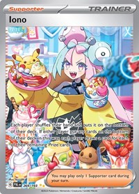 Pokemon Singles - SV02: Paldea Evolved - Iono - 269/193 - Special Illustration Rare/269 - Moderately Played