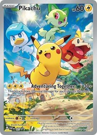 Pokemon Singles - SV: Scarlet & Violet Promo Cards - Pikachu - 027 - Promo/027 - Lightly Played