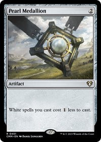 Magic: The Gathering Single - Commander Masters - Pearl Medallion - Uncommon/0401 - Lightly Played